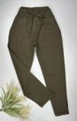 Calça Jogger Linho Verde Militar