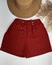 Short Boxer Linho Terra Cota