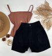 Short Alfaiataria Marrante Preto