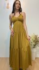 Vestido Midi Sarjado Caramelo