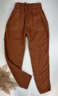 Calça Jogger Jeans Tencel Terra Cota 
