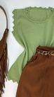 Blusa Modal Nuvem Regata Verde