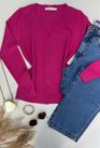 Cardigan Tricot Rosa