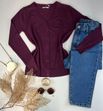 Cardigan Tricot Uva 