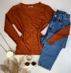 Cardigan Tricot Terra Cota 