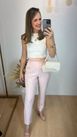 Calça Alfaiataria Premium Rosa 