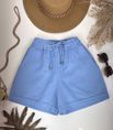 Short Boxer Linho Azul Céu 