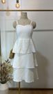 Vestido Curto Camadinhas Branco