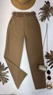 Calça Sarja Reta Marrom Claro 