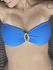 Top Aiko Azul Enseada Canelado