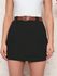 Short Saia Feminino Casual Preto 