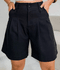  Short Feminino Alfaiataria Preto