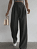 Calça Feminina Preta Pantalona