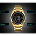 Relógio Masculino Contagem Regressiva Dupla Moda Masculina, Digital LED Dourado
