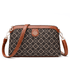 Bolsa crossbody de couro Coffee