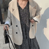 blazers de manga comprida Bege
