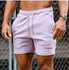  shorts esportivos e lazer pink, shorts fitness, academia ao ar livre, corrida, calções de basquete 