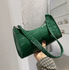  Bolsa Pequena Feminina De Couro PU Beige Green