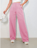 REF: 3271 - Calça Feminina Cintura Alta Rosa chiclete