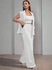 Colete Feminino, Conjunto Feminino, Colete Terno, Casual, Alfaiataria, Branco