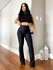 Calça feminina Legging versátil/justa ao corpo/ Preta