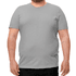 Camiseta Masculina Tamanho Especial 100% Algodão 30.1 Cinza