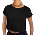 Cropped Feminino 100% Algodão 30.1 Preto