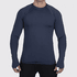 Camiseta Manga Longa Raglan UV50+ Com Abertura de Polegar Marinho