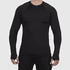 Camiseta Manga Longa Raglan UV50+ Com Abertura de Polegar Preto