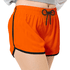Short Tactel Feminino Laranja Fluor