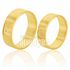 Alianças de Noivado e Casamento em Ouro Amarelo 10k