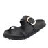 Papete Lisboa Slide Enfeite Lateral Preto