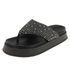 Flatform Roma Detalhe Prata Dedo Preto