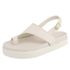 Flatform Bahia Sandália Dedo OffWhite