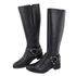 Bota Montaria Kansas Cano Longo Cabresto Preto