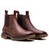 BOTA TEXANA MOD 03 ANATÔMICA COURO RÚSTICO TABACO BICO QUADRADO