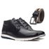 BOTA MARCAL PRETA + CINTO ELASTICO PRETO