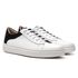 Sapato Masculino Enzo Couro Latego e Nobuck Branco/Preto