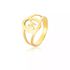 Anel De Letra Em Ouro 18k