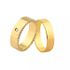 Aliança De Ouro 18k Com Diamantes