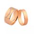Aliança de Ouro Rose 18k com Diamantes 