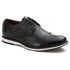 Sapato Oxford Brogue Premium em Couro Preto