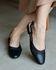SLINGBACK NANDA PRETA COM TELA