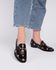 MOCASSIM TEODORA COURO PRETO ABELHAS BORDADAS