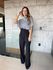 Calca Ava Alfaiataria Wide Leg Preta 