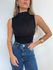 Blusa Florença drapeada - Preto