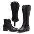 Bota Western 2 em 1 Laura Couro Preto