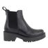Bota Chelsea Couro Sola Tratorada Preto