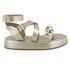 Sandália FlatForm Chloe Dourado