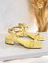 Sandália Aurora Amarelo Manteiga